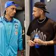 Neymar visita vestiário da Seleção Brasileira e avisa: 'Estou nos planos'