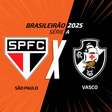 São Paulo x Vasco: onde assistir, escalações e arbitragem