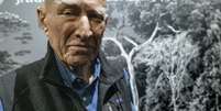 Sebastião Salgado durante abertura de uma exposição  Foto: Philip Reynaers / Photonews  / Getty Images