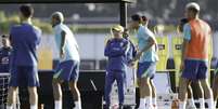 Carlo Ancelotti comanda primeiro treino pela Seleção Brasileira  Foto: Divulgação/CBF/@rafaelribeirorio