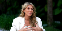 Lívia Andrade fala sobre susto em avião  Foto: Reprodução/Globo