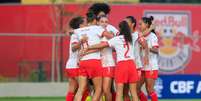 Jogadoras das Bragantinas. Foto: Fernando Roberto/Red Bull Bragantino / Esporte News Mundo