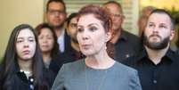 Carla Zambelli saiu do Brasil após ser condenada pelo Supremo Tribunal Federal (STF)  Foto: Felipe Rau/Estadão / Estadão