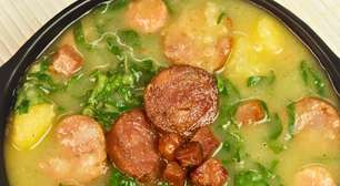Caldo Verde, tradicional, poucos ingredientes, muito sabor
