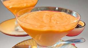 Creme de papaya saudável 2 ingredientes: sem sorvete e açúcar