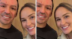 Ex-zagueiro Lúcio surge sorridente em foto no hospital: 'Cheio de gratidão'
