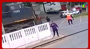 Idosa sobrevive a atropelamento de trem em Minas Gerais