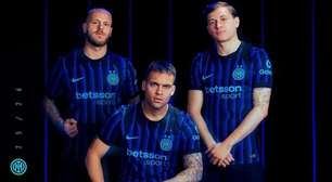 Inter de Milão lança uniforme para a temporada 2025/26