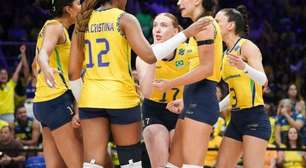 Saiba quando o Brasil volta a jogar na VNL feminina