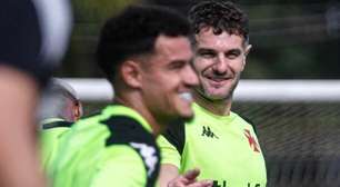 Vegetti brinca sobre renovação de Coutinho com o Vasco: 'Já ameacei ele'