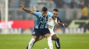 Em duelo equilibrado, Grêmio e Corinthians empatam pelo Brasileirão